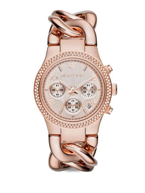 michael kors runway twist watch rose gold|108033 michael kors watch.